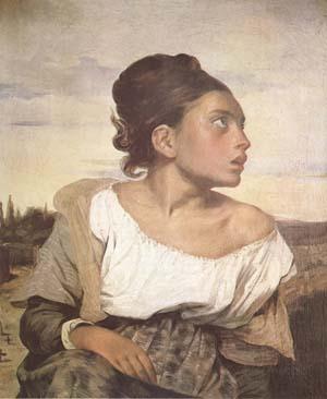 Eugene Delacroix Orphan Girl at the Cemetery (mk09) Sweden oil painting art